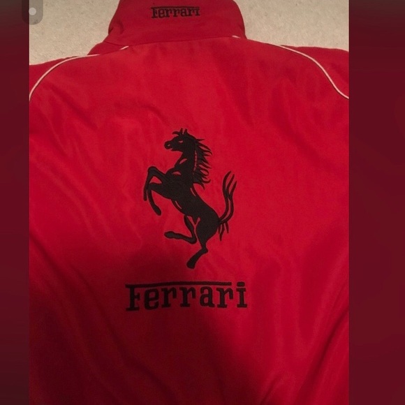 ferrari logo jacket